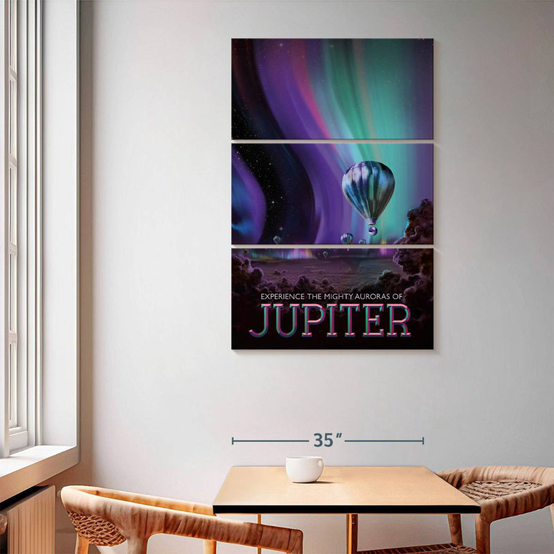 Oberle The Mighty Auroras Of Jupiter, 65" H x 42" W