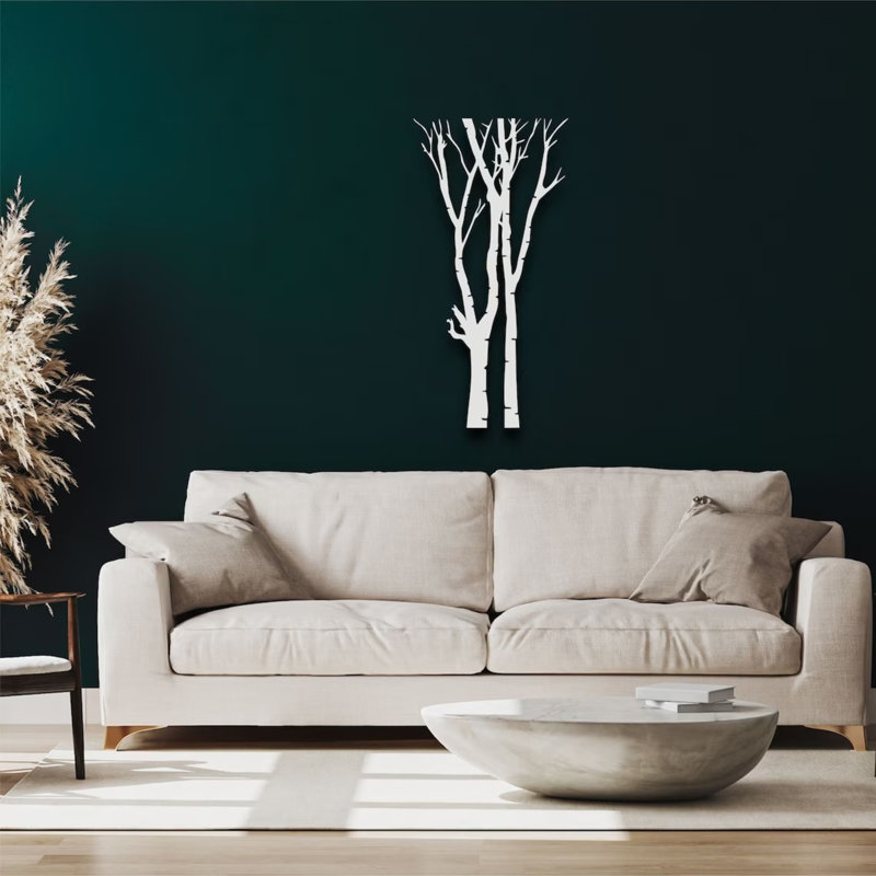 Etgshop Wall Décor, 59cm H x 118cm W, Silver