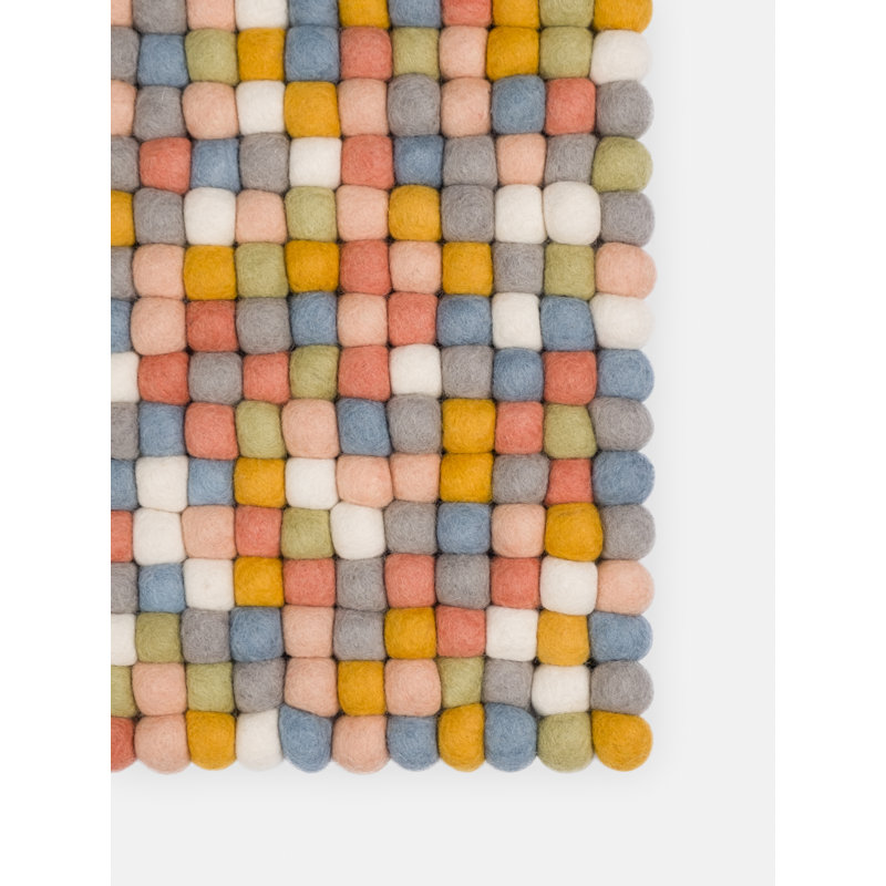 Polka Dots Hand Woven Area Rug, Rectangular 180 x 260cm