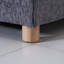 Canapé modulaire modulaire, canapé convertible avec rangement, ensemble de canapé pliant multifonctionnel en tissu, canapé 2 places (gris)