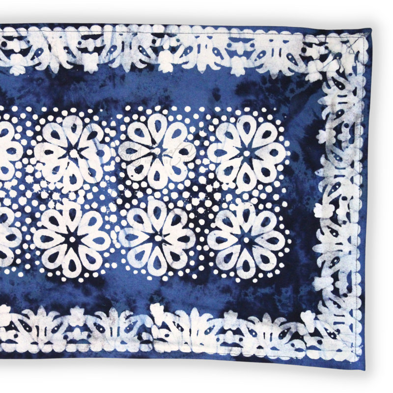 Ensemble de quatre napperons en coton Batik