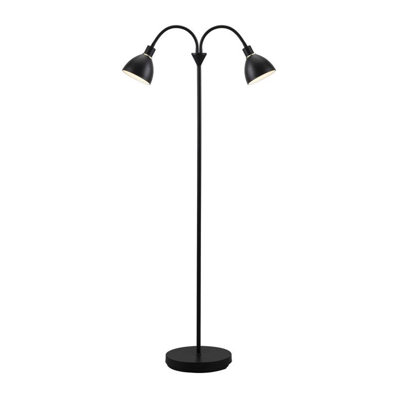 Ray 155cm Black Arched Floor Lamp