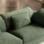 Coussin modulaire en coton et lin vert-300767150