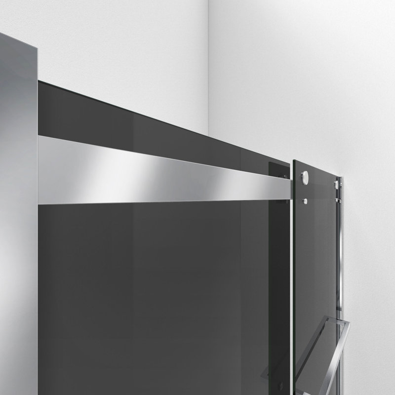 Porte de douche sans cadre Essence-H l 56 po x H 76 po avec technologie Clearmax, Chrome