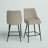 Rowlett Upholstered Counter Stool with Iron Frame
