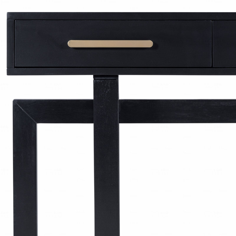 Console élégante avec trois tiroirs pour l'entrée, le couloir, le salon, le vestibule et le couloir