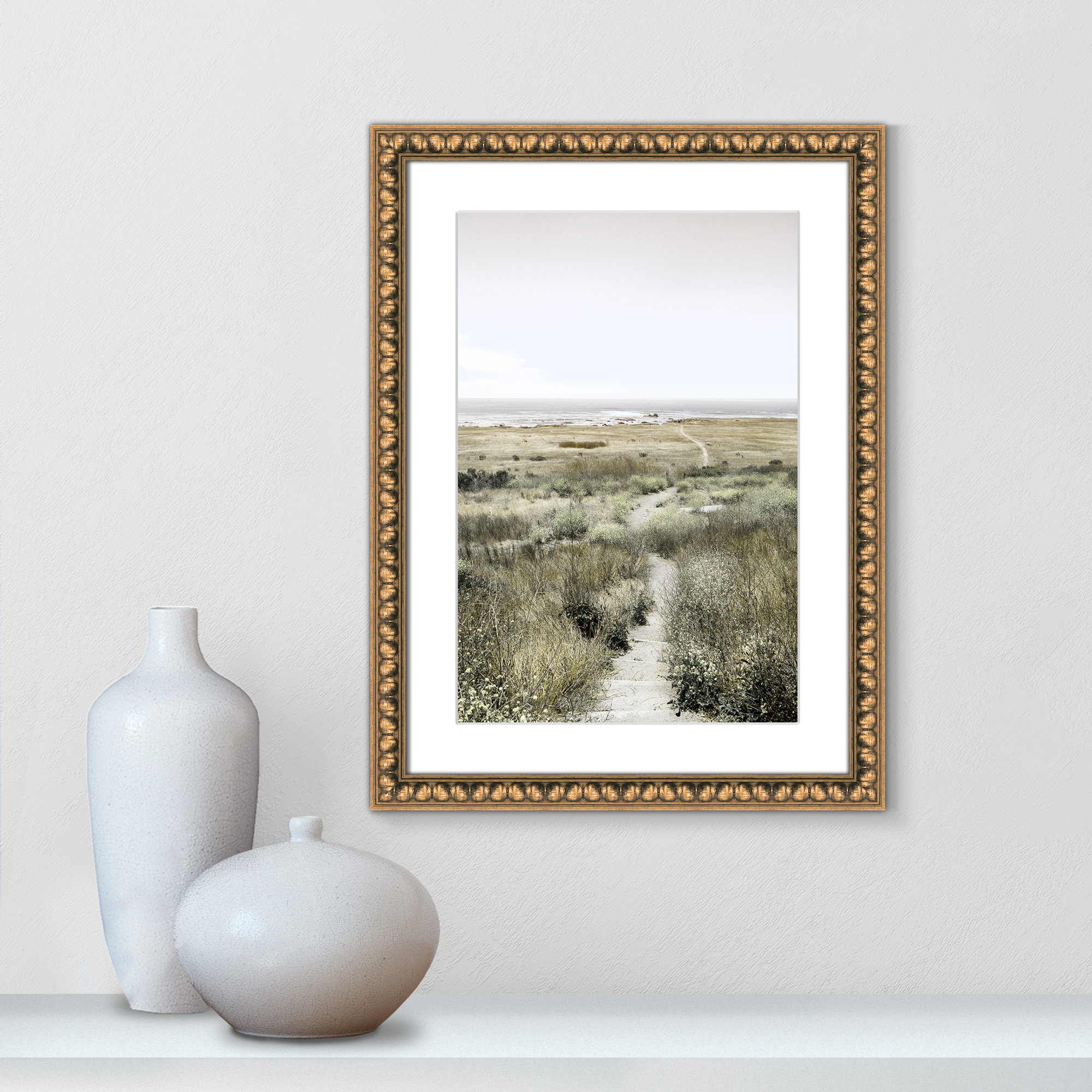 Footpath to Paradise by Danita Delimont - Picture Frame Photograph, Gold Bead, 18 W x 24 H x 1.13 D