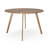Ferdy Round Solid Wood Base Dining Table-185809727