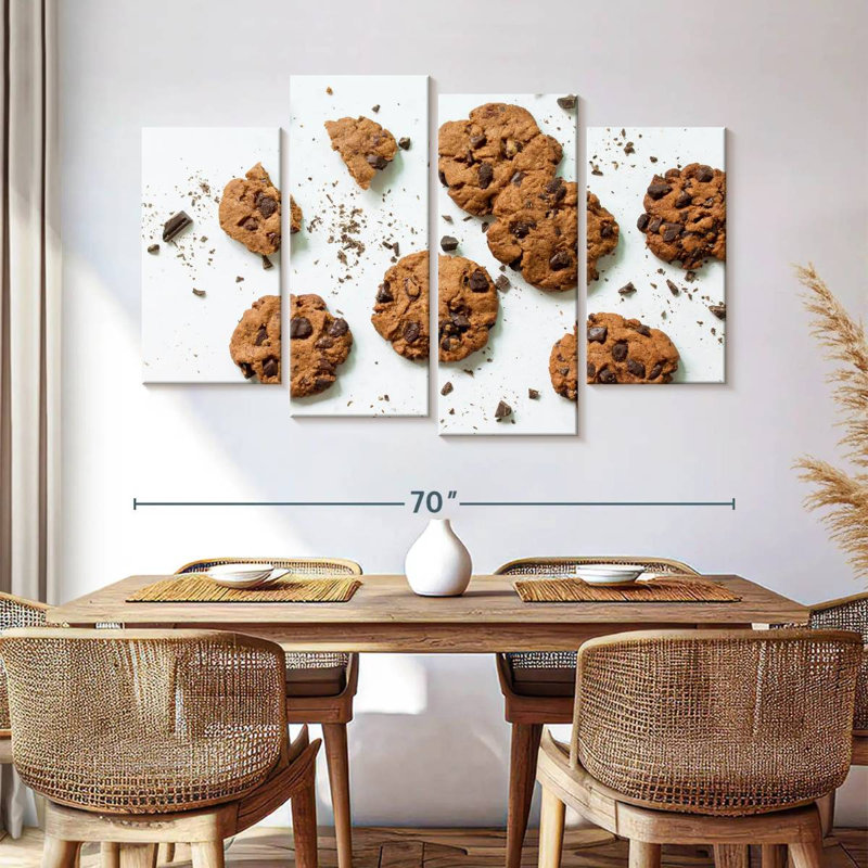 Biscuits aux morceaux de chocolat Yarlin, H 42 po x l 68 po