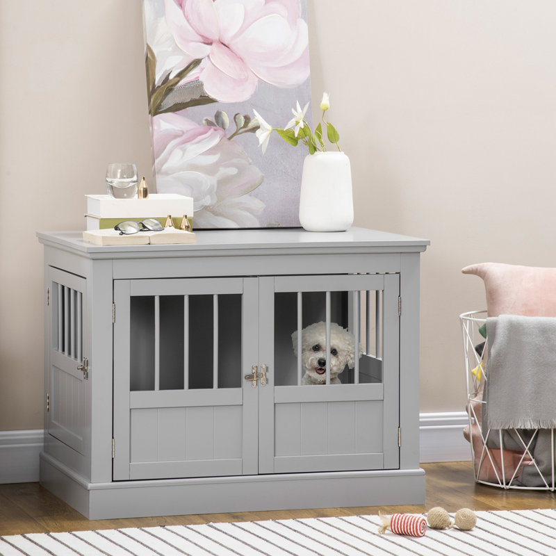 Table de bout Pawhut, Gris foncé