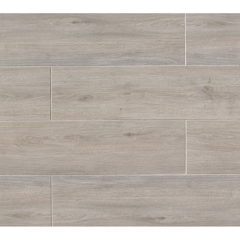 Carreau de porcelaine 8 po x 36 po Titus, Gris