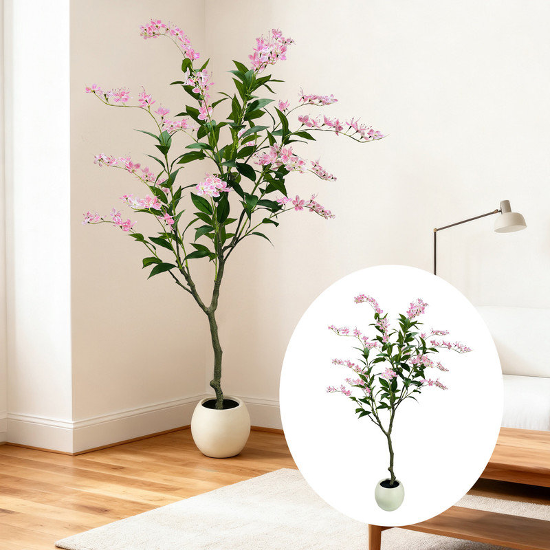 Faux Tree in Pot, 180 cm x 27 cm