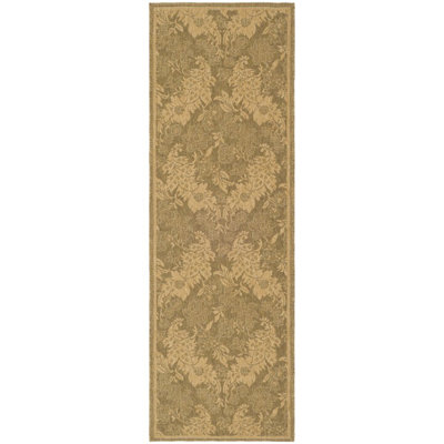 Tapis d'intérieur / extérieur à motif géométrique Davonia Performance