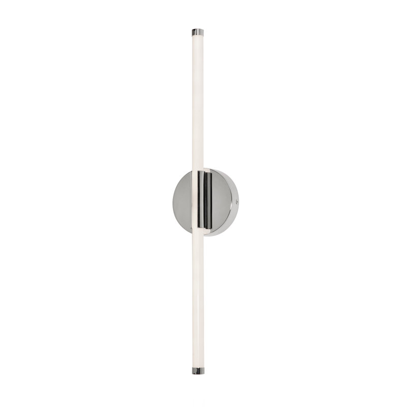 Gwenne LED Armed Sconce, Polished Chrome