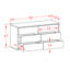 Cossette Unfinished Floating TV Stand-30040926