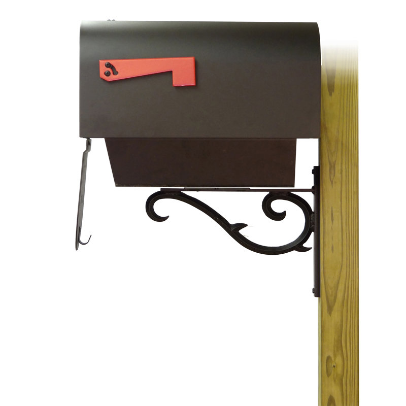 Titan Aluminum Post Mounted Mailbox
