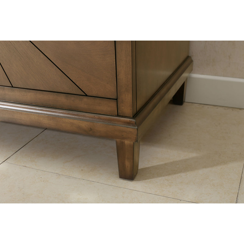 37'' Single Bathroom Vanity with Stone Top
