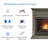Zellmer 44'' W Ventless Fireplace-845640351