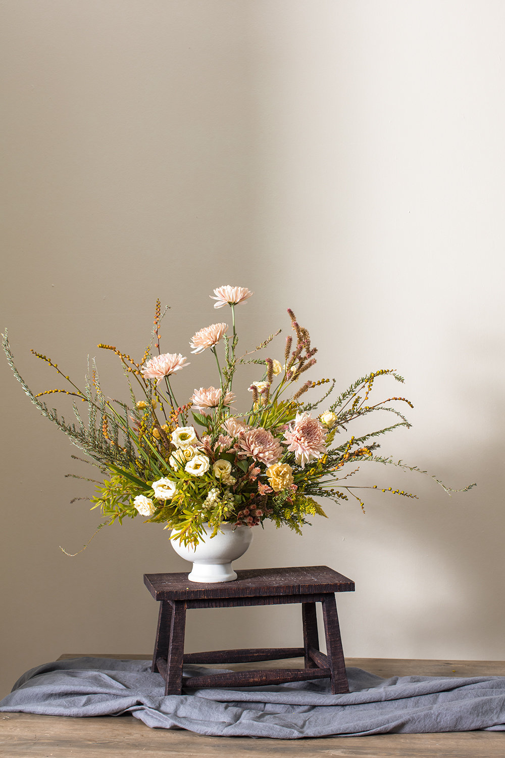 Adair Handmade Ceramic Table Vase, 6.25" H x 8.5" W x 8.5" D