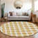 Premium Machine Washable Prisco Gold Rug