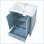 Meuble-lavabo moderne 24 "avec motif orné et tiroir