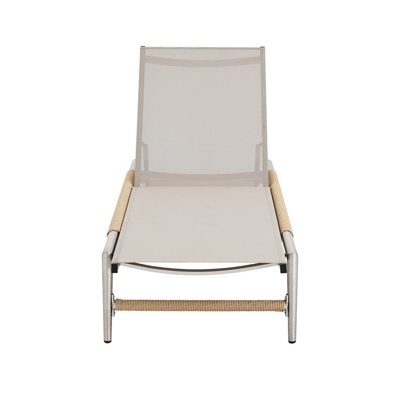 Chaise longue d'extérieur Hargrove Aluminun, 1