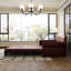 Canapé Chesterfield, canapé-lit gigogne de 93,7 po, canapé-lit convertible 3 en 1 en similicuir avec garniture cloutée et accoudoirs roulés, canapé-lit multifonctionnel pour le salon, la chambre à coucher-1967086441