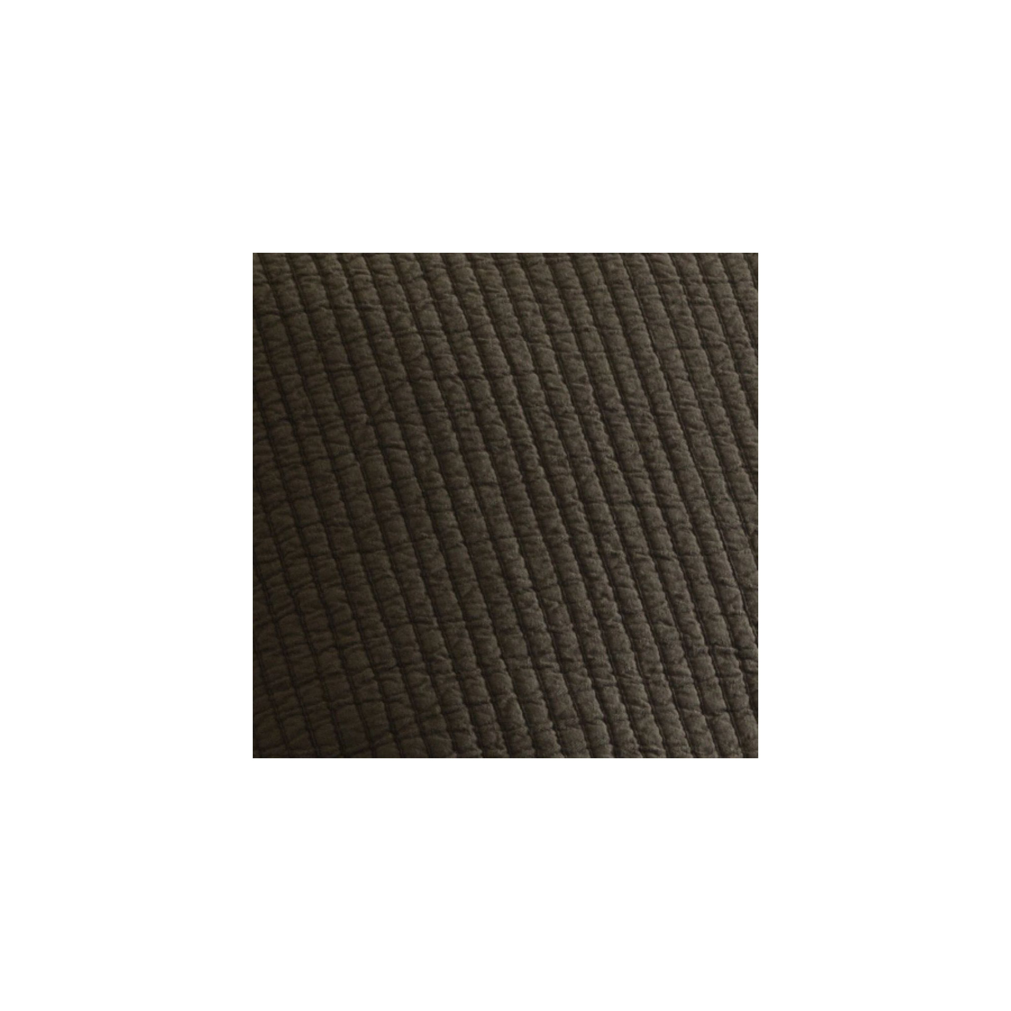 Hudson Stripe Cotton Blend Sham Set, Olive, King