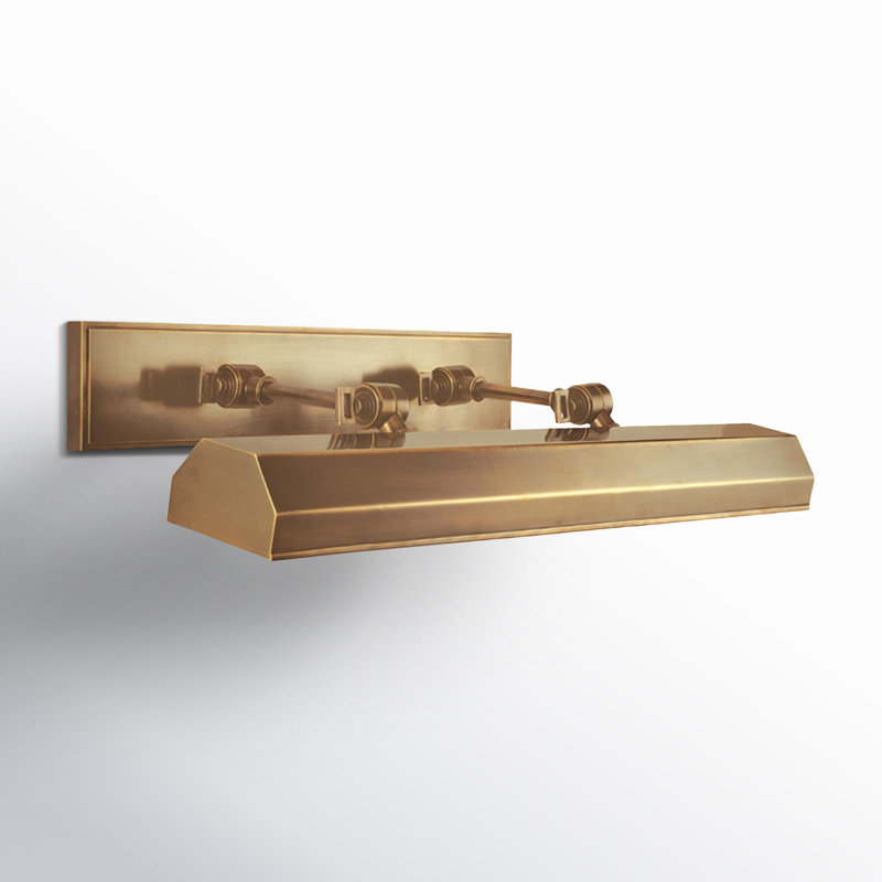 Carrie 23'' Dimmable Wall Mounted Picture Light, Aged Brass