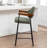 Devane Upholstered Counter Stool With Armrest-123161723