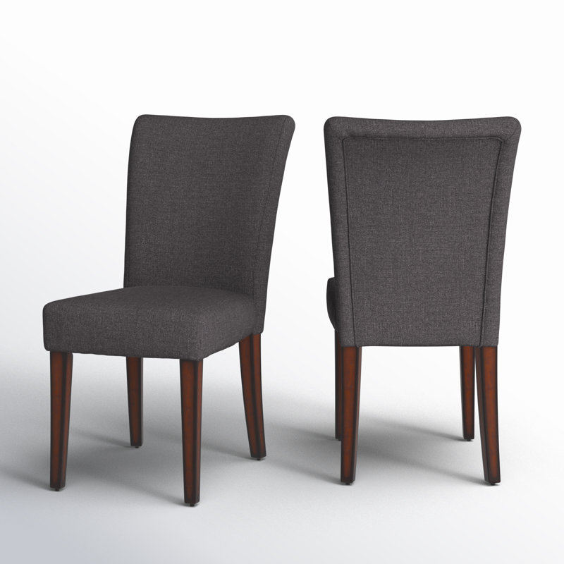 Chaise rembourrée Lancaster, Gris foncé