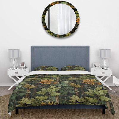 Rustic Wilderness Cottage Charm I Floral Duvet Cover