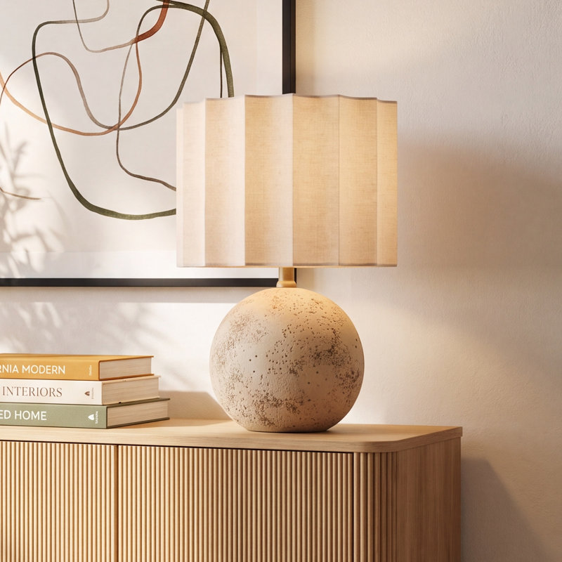 Marisely Table Lamp, Taupe