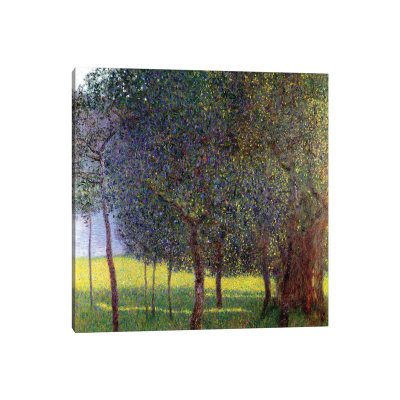 Fruit Trees by Gustav Klimt - Wrapped Canvas Print, 45.72 cm H x 45.72 cm W