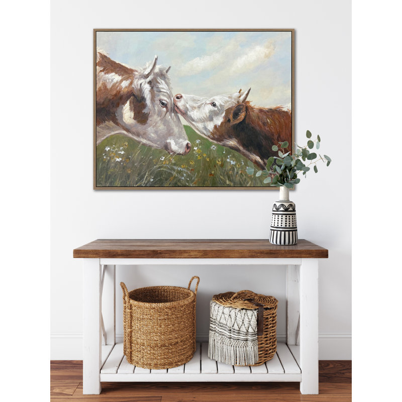 Art mural sur toile Country Kiss