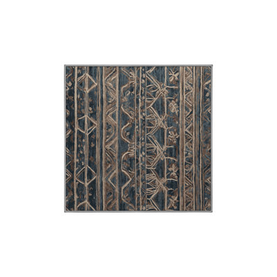 Machine Washable Gray Area Rug GSIX03601