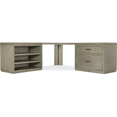 Linville Falls Solid Wood Corner Desk