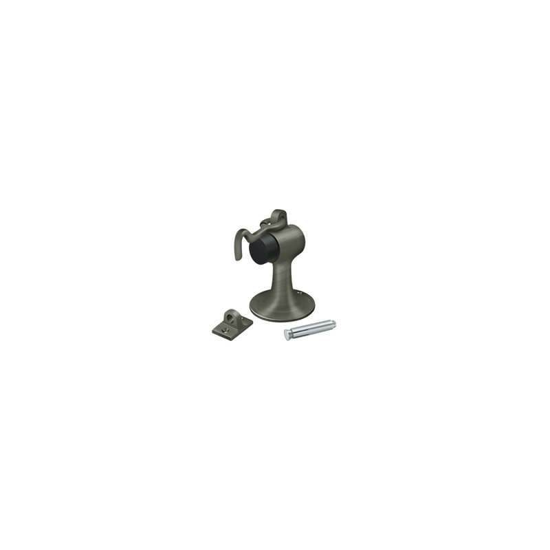 Door Stop, Antique Nickel