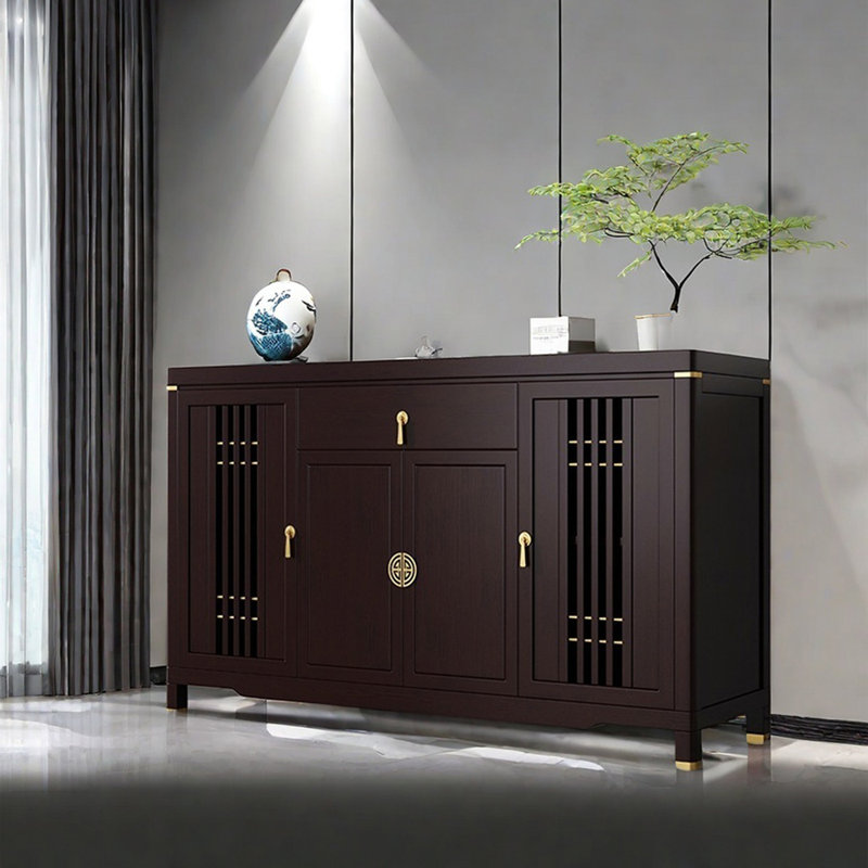 Nouveau buffet en bois massif de style chinois