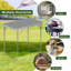 Bex Rectangular Wood Metal Folding Outdoor Camping Table , 80cm cm W 50cm cm D-54848662