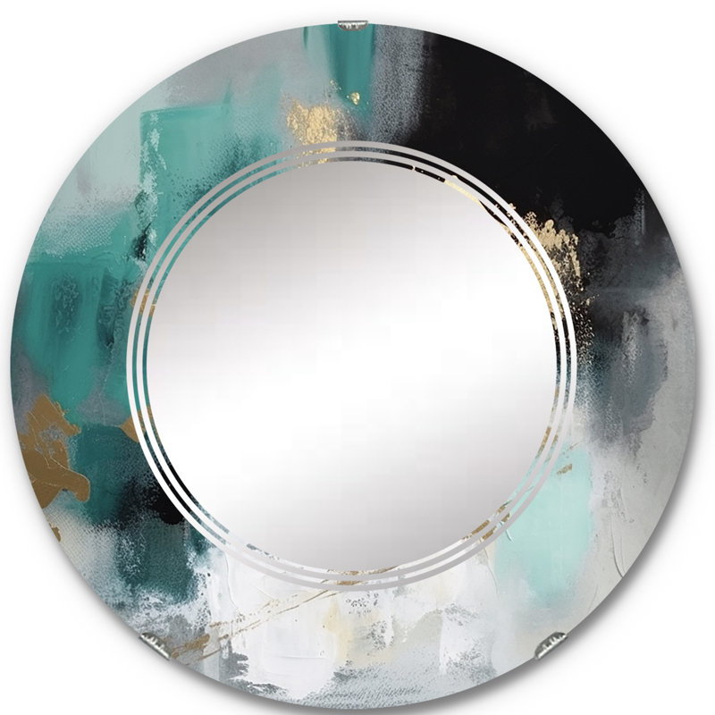 Miroir mural rond Pursel, 24 po x 24 po