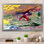 «Colorful Abstract Strokes IV», reproduction encadrée sur toile
