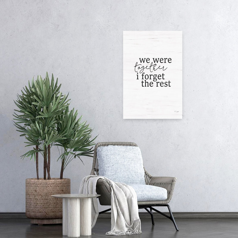 «We Were Together», art contemporain abstrait, H 24 po x l 16 po