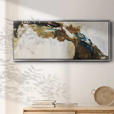 Deep Sediment - Framed Canvas