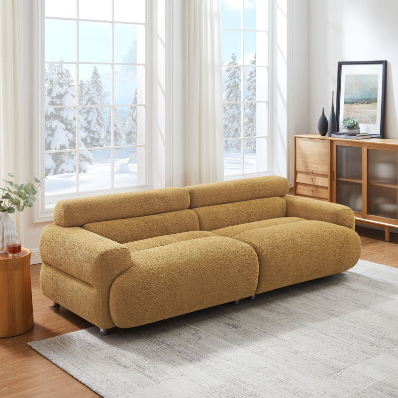 Canapé rembourré 89,37 po Boucle, Cari