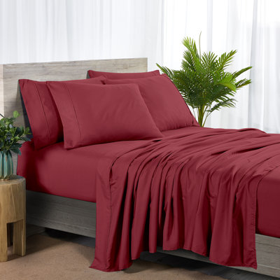Ensemble de draps en rayonne de bambou 6 pièces Bibb Home