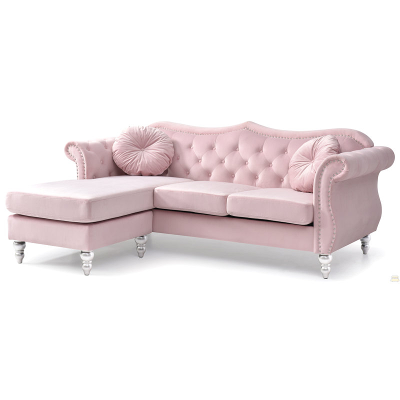 Canapé Glory Furniture Hollywood G0664B-SC, rose