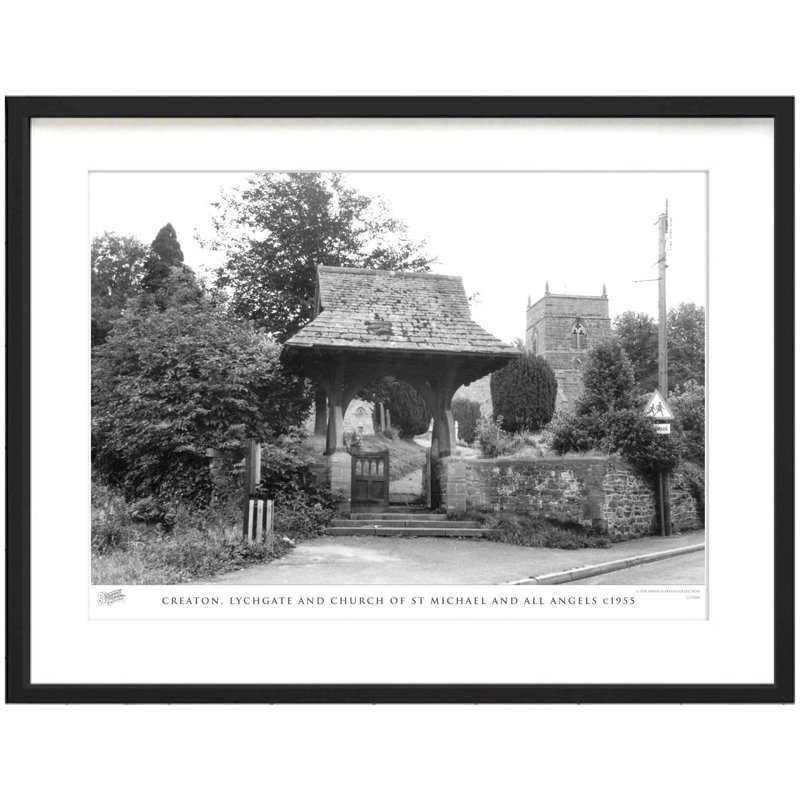 Creaton, Lychgate And Church Of St Michael And All Angels C1955 by Francis Frith - Single Picture Frame Print