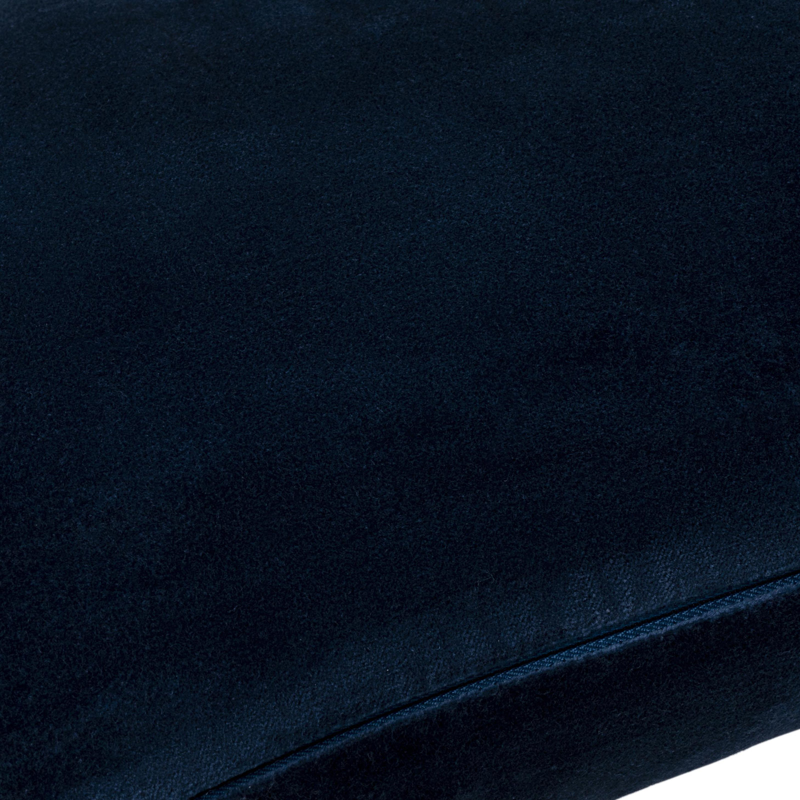 Cotton Lumbar Throw Pillow, 13" x 20", Pillow Cover Only - No Insert, Navy Blue