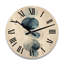Horloge murale circulaire en bois-1921445050